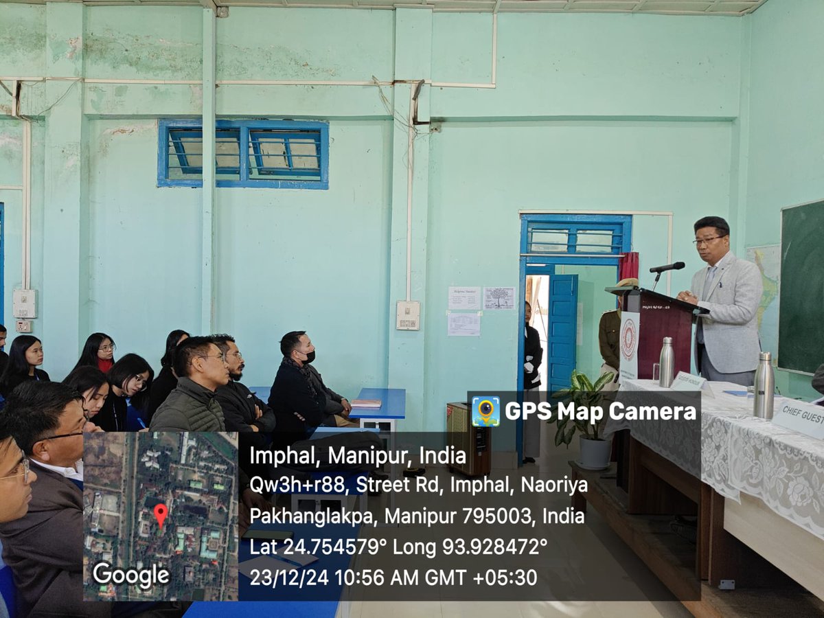 ManipurUniverse's tweet image. 🌿📘 Training on Indian Knowledge System 📘🌿
📅 23/12/2024
📍 Organized by: Dept. of Forestry, #ManipurUniversity
Theme: Integrating Methods &amp;amp; Skills of Traditional Agricultural Practices in #NortheastIndia
Preserving knowledge, embracing tradition!
#IndianKnowledgeSystem