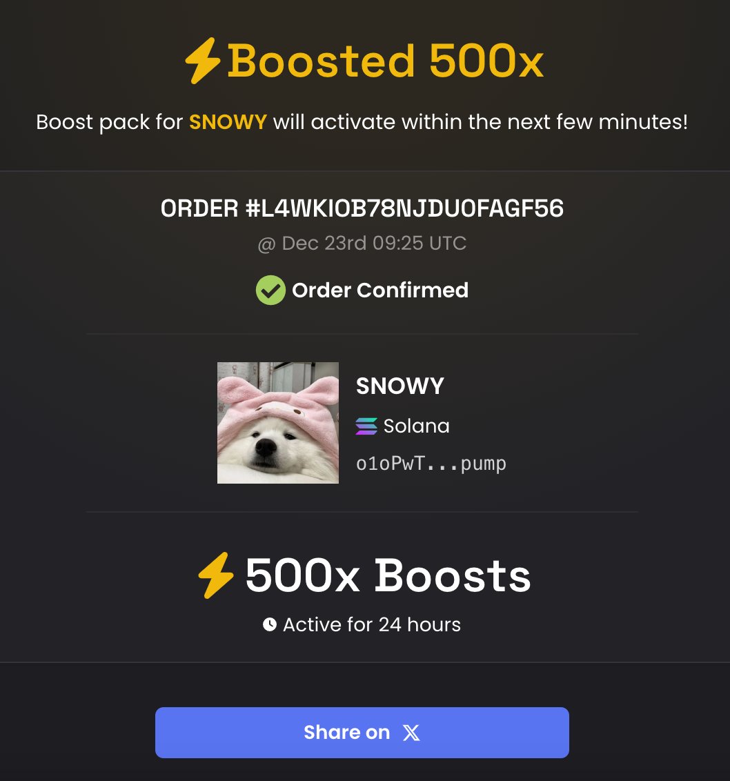 snowy__cto's tweet photo. 1k boosts for $SNOWY cz she's cute https://t.co/pNfykG6DtZ