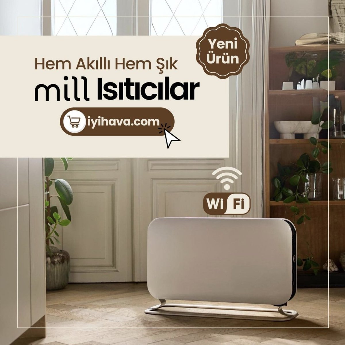 iyihavacom's tweet image. Üşüdüğün yere taşı, MILL elektrikli #kalorifer.

Sadece 5,5 kg ve 22 metrekarede etkili. Mobil uygulama ile tüketimi anlık gör, çalışmasını programla!

🇳🇴 Norveç'in 1 numaralı ısıtıcısı MILL Türkiye'de!

iyihava.com/isiticilar

#ısıtıcı #radyatör #hvac #ısınma #petek #soba