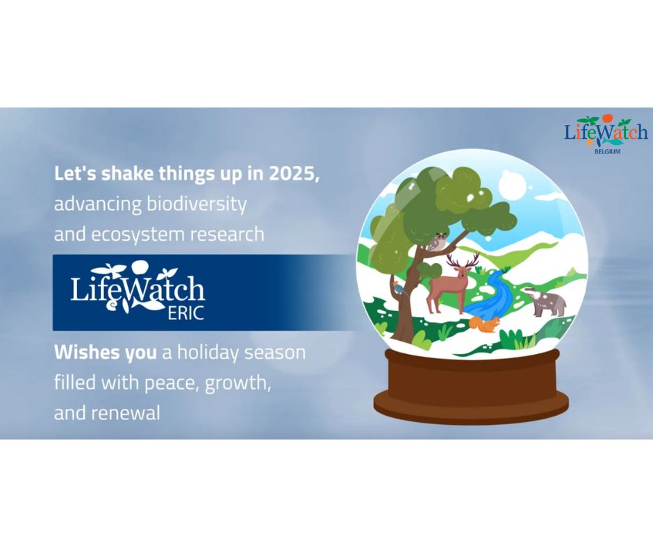 LifewatchBE's tweet image. Let's shake things up in 2025, advancing biodiversity & ecosystem research.
Warm #LifeWatch wishes
❄️youtube.com/watch?v=C9iciL…