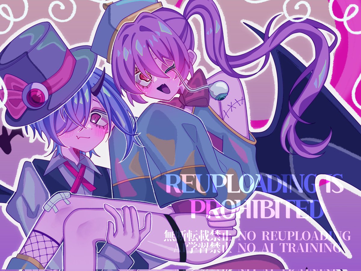 🩷👁️‍🗨️🩵
 #創作  #OC