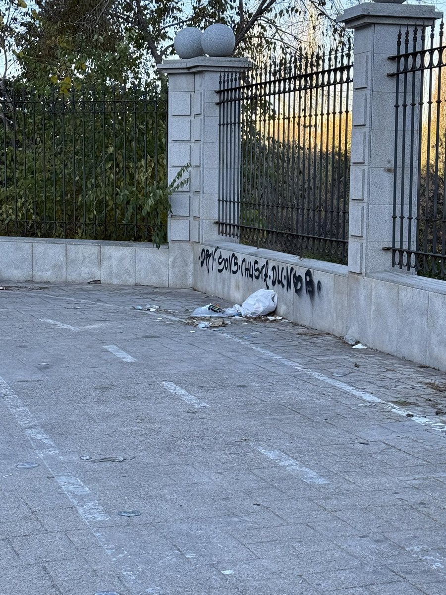 vgbadia's tweet photo. Hola @auxidelolmo soy un vecino de la calle Áurea Galindo y este es lamentable estado en el que se encuentra el aparcamiento de cantarranas. https://t.co/lLnhVOACSX