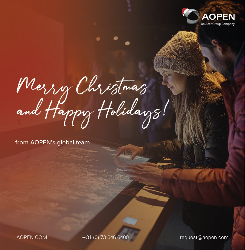 🎅🏻 Wishing you a Merry Christmas and Happy Holidays from AOPEN's global team. To our customers and partners thank you for being part of our journey this year. Here's to health, and exciting opportunities for 2025! 🥂 ❄️ 

lnkd.in/ewzx6SJg