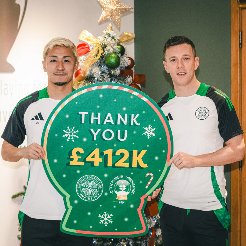 CelticFC's tweet photo. 🎄🍀  A huge thank you to everyone who helped make #ChristmasAppeal2024 @FoundationCFC's most successful ever!

Raising and distributing an astounding £412,000 👏