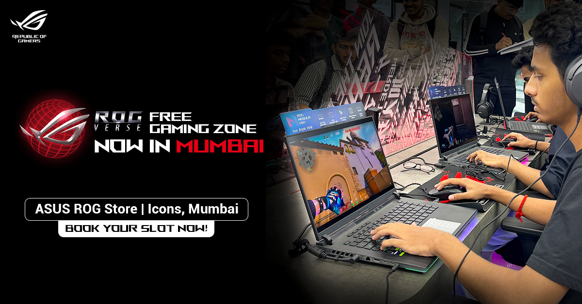 ASUS_ROG_IN's tweet photo. ๐ The wait is over, Mumbai! ROG Verse has landed! ๐ฎโจ Visit the ASUS ROG Store at Icons, Lower Parel, book your FREE gaming slots, and experience the latest ROG gaming gear. ๐ป๐ฅ
Book your free slots - https://t.co/zrKm52B5zw
#ROGVerse #GamingZone #ROGIndia https://t.co/yZMbEJzJlB