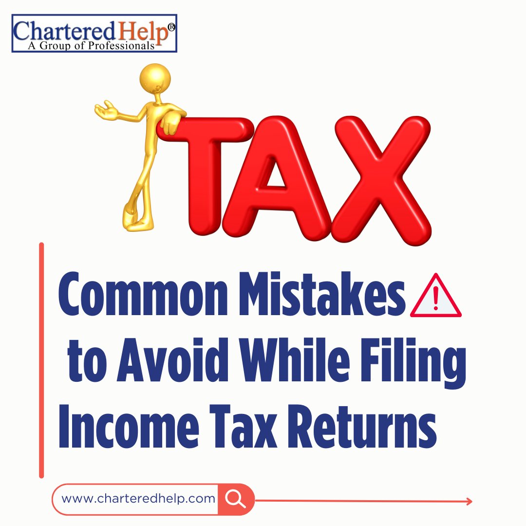 Chartered_help's tweet photo. Common Mistakes to Avoid While Filing Income Tax Returns
Keep all documents handy before filing.
Double-check your personal details.
Declare all income, even from small side gigs.
Don’t wait till the last minute to file your ITR.
#incometax #incometaxreturn #CharteredHelp https://t.co/nqqFEOuKfG