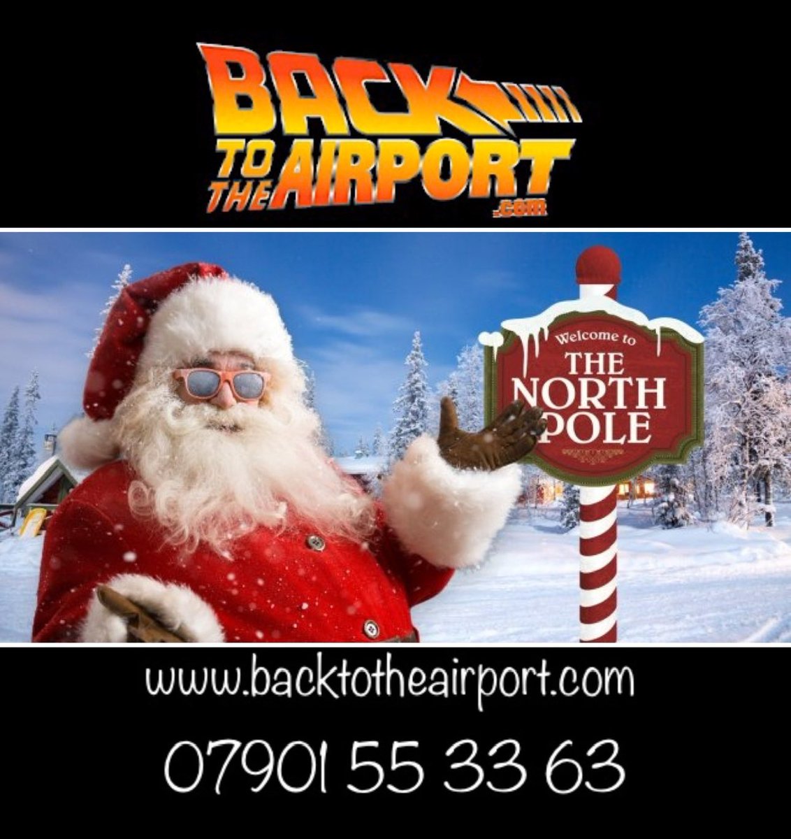 Back2TheAirport's tweet photo. As the festive season approaches, we want to thank you for choosing ✈️BackToTheAirport this year. 
It’s been our privilege to get you where you needed to go, whether for work, family, or adventure. 😎

Warm regards,
Mike &amp; The BackToTheAirport Team. https://t.co/pgb96SyaF2
