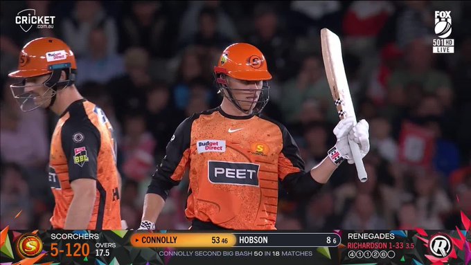 Shot of the season so far from Cooper Connolly 🔥 📹 Credits: Twitter/BBL