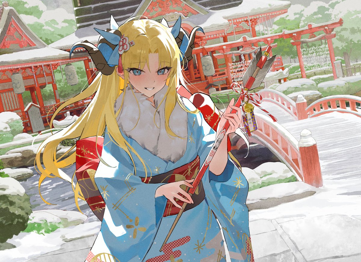 ONGDAL2's tweet image. #2024年自分が選ぶ今年の4枚  
#エレシュキガル ビースト #FGO #ブルアカ
⛩️🦋🏹🍱