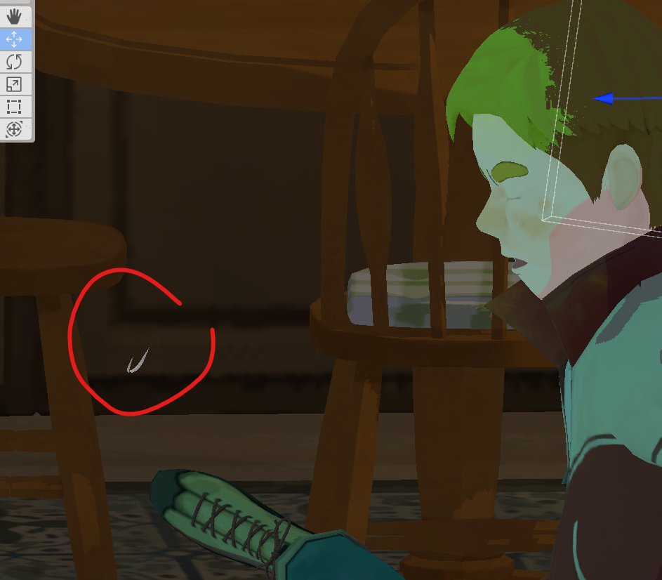 We just found Mike's tooth floating in the air... why....

マイクの歯が宙にういてた、、、なんでーー、、、

#gamedev