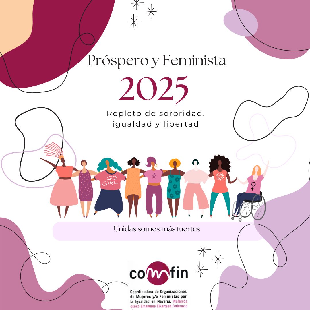 Desde Comfin, deseamos un Próspero y Feminista año 2025, repleto de sororidad, igualdad y libertad. Unidas somos más fuertes.