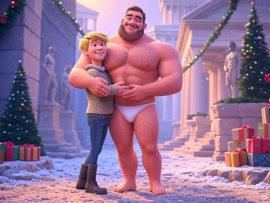 Mauleo on X: Hercules and his lover ai 💪💕🎄 t.coMlG8xCnqCr  X