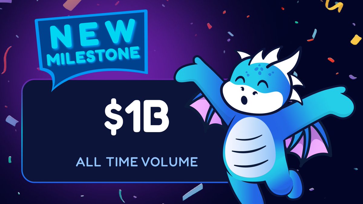 🎯 We hit $1 BILLION in all-time volume!

To every trader, builder, and believer who made this happen, you're the real ones. Sei truly has the best community!

Monday just got legendary. Let's keep building, <a href="/SeiNetwork/">Sei</a> is on fire!