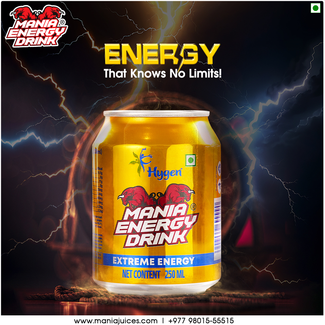 ManiaNepal's tweet photo. Extreme energy for extreme achievers! 💪💥 Grab your can of Mania.
.
.
.
#energyboost #maniapower #staycharged #energyunleashed #fuelthefire #highenergy #powerpacked #drinkmania #extremepower #energydrinkvibes
https://t.co/YFUjnq0xhW https://t.co/8jdOZVvGmB