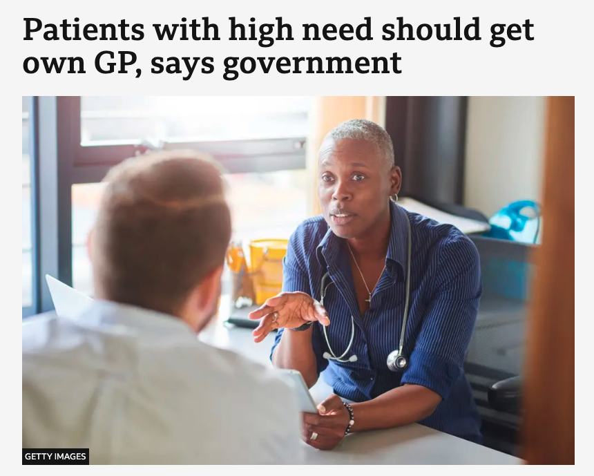 The government seems to be prioritising continuity of care in primary care.  The evidence which exists on how to do this is summarised in our article in the BJGP Open. bjgpopen.org/content/8/2/BJ… bbc.co.uk/news/articles/…