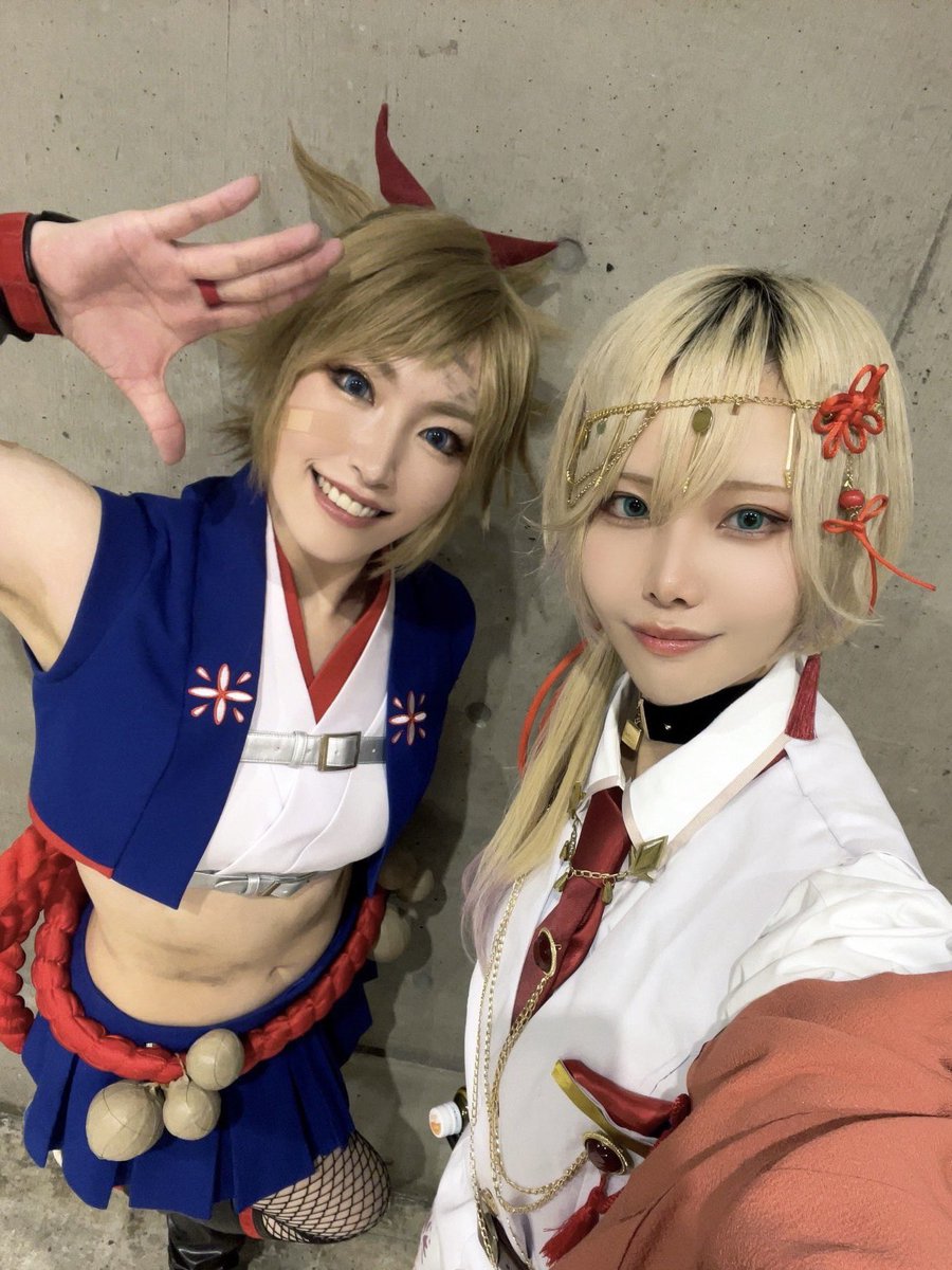 botanic_botan's tweet photo. #コンパスフェス 🪭
公式コスプレイヤーのみなさまと！

本当に眼福でした、、、🥹✨
お写真ありがとうございました！ https://t.co/8vv30MNMQO
