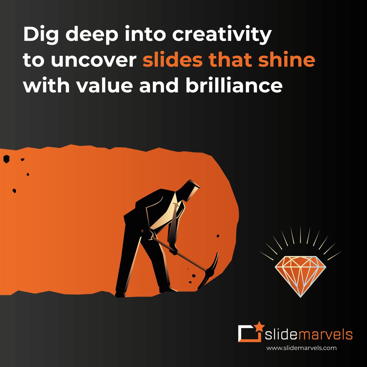 SlideMarvels's tweet image. Dig deep into creativity to uncover slides that shine with value and brilliance💎

#presentationdesigner #slidemarvels #powerpoint #ppt #designer #businesspresentation