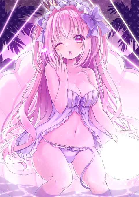#寒い時こそ水着絵を貼ろう 