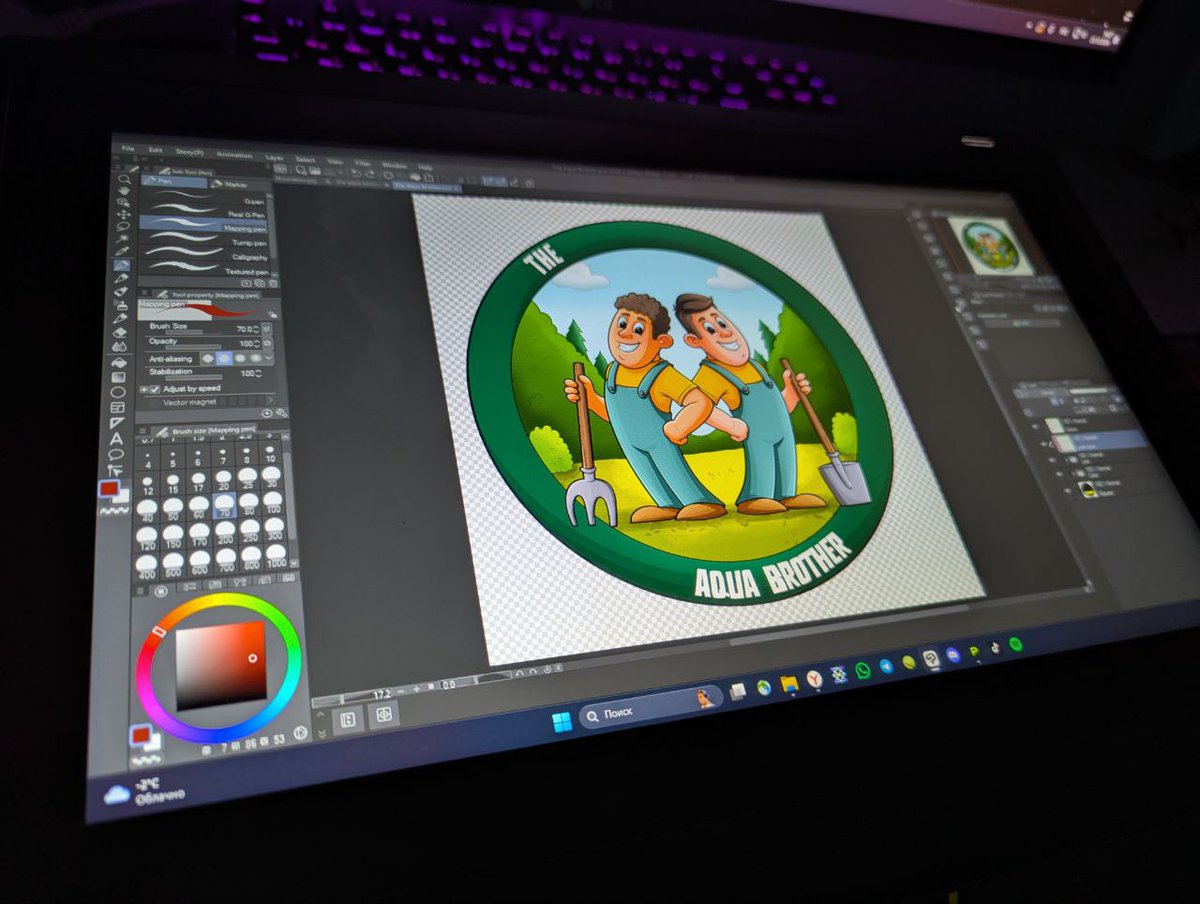 anilfan_pro's tweet photo. Just finished one of the orders, now can take a bit of a breather😮💨
#художник #арт #закончилработу #отдых #фриланс #креатив #иллюстрация #рисунок #ArtistLife #Artwork #FinishedProject #Breather
#FreelanceArtis #CreativeBreak #Illustration #Drawing https://t.co/xCYNmliyNP
