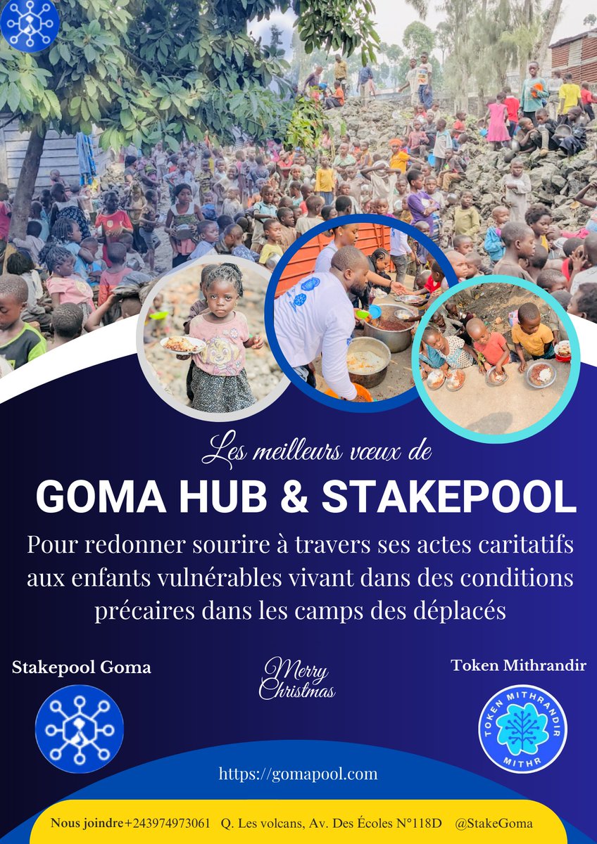 Goma Pool; our rewards are used to promote nature (@stakegoma) on Twitter photo Nous allons commencer l'année prochaine avec les enfants déplacés dans le camp de #Bulengo grâce à <a href="/Tokenmithr/">Project Token Mithrandir</a>
#Act2Day
#Blockchain4Good Nous allons commencer l'année prochaine avec les enfants déplacés dans le camp de #Bulengo grâce à <a href="/Tokenmithr/">Project Token Mithrandir</a>
#Act2Day
#Blockchain4Good