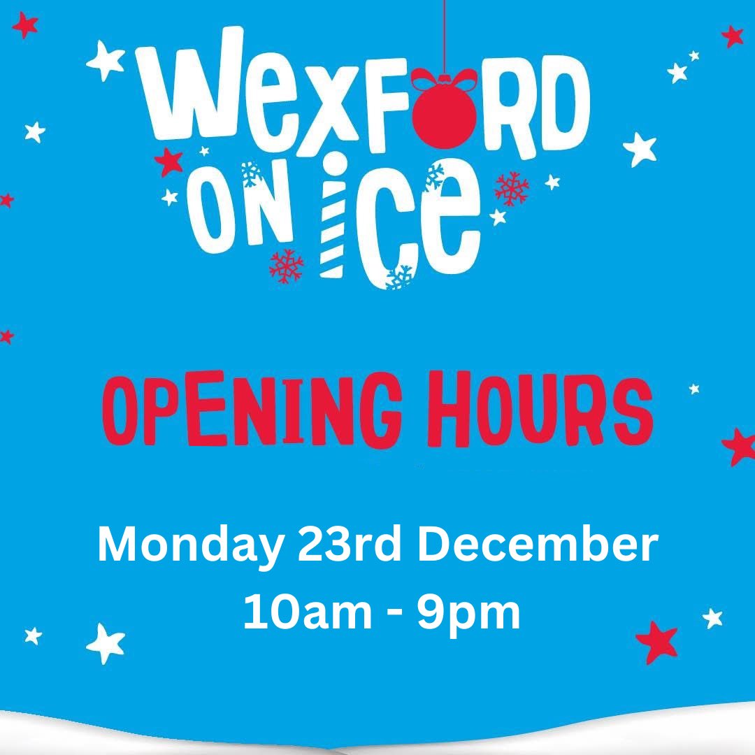 WexfordOnIce's tweet image. It’s Christmas Eve Eve🎄🎅🏻 and we’re open until late! 

Take a break from the last minute Christmas shopping and join us for a skate⛸️