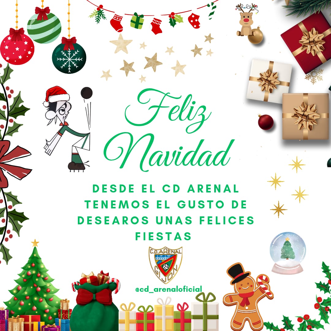 Desde la familia Arenera os queremos desear unas felices fiestas.