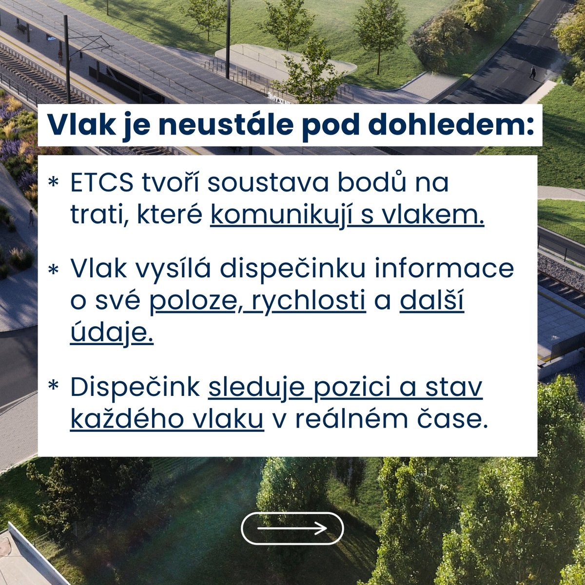 Spravazeleznic's tweet image. 🛡️ Jak ETCS funguje?

Systém hlídá bezpečnou jízdu vlaků. Zjistěte více na 👉 etcsinfo.cz

#InovaceNaŽeleznici #Bezpečnost #ETCS