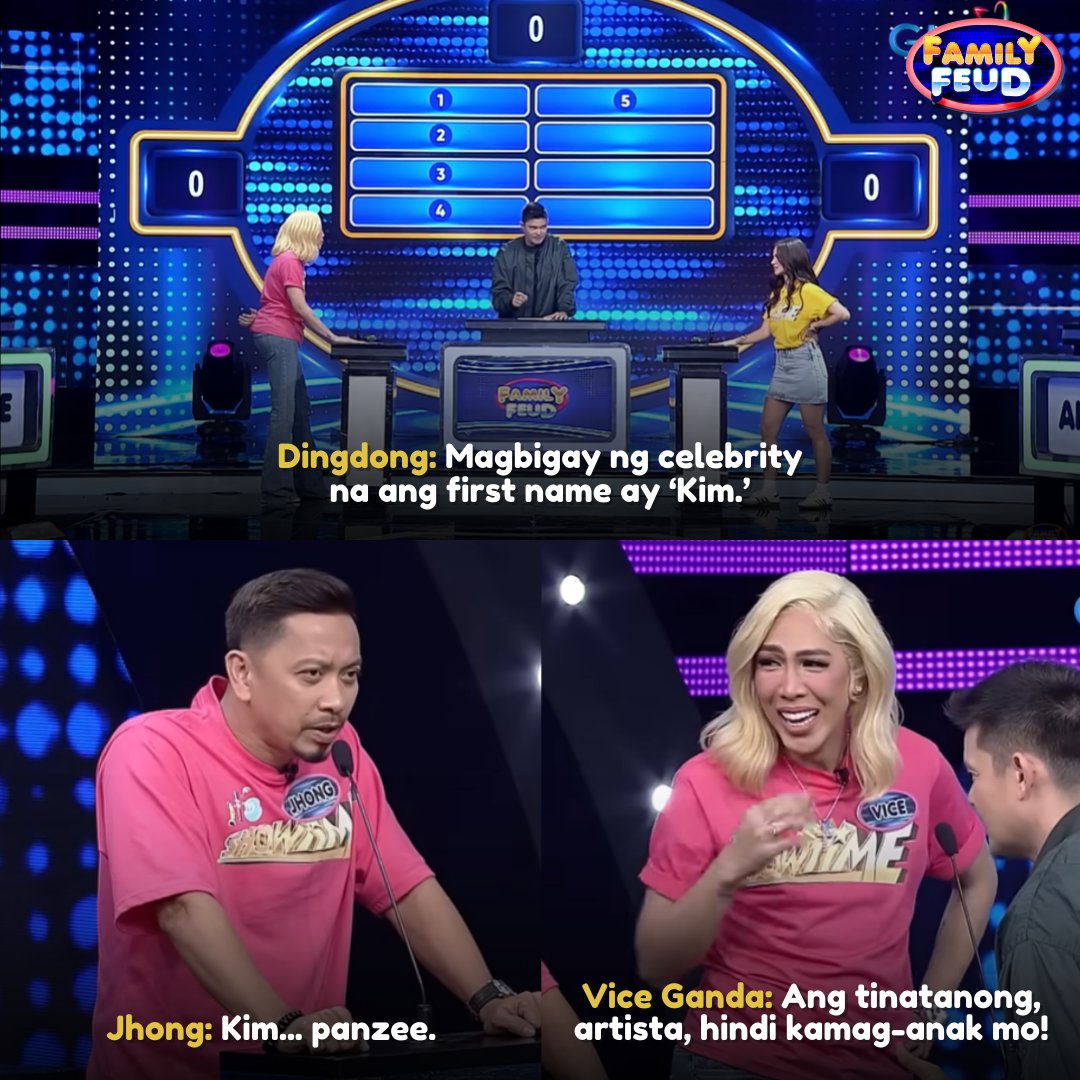 FamilyFeudPH's tweet photo. Artista, hindi kamag-anak! π€£
#FeudItsShowtime | December 23, 2024
#FamilyFeudPH #DecemberFever https://t.co/9gJCngR8hR
