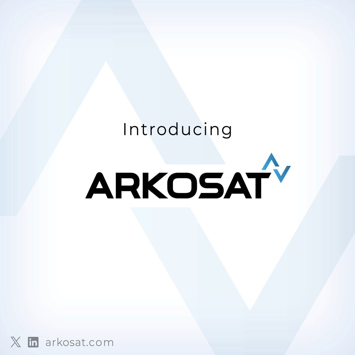 ARKOSAT's tweet photo. We are proud to announce the launch of ARKOSAT mobile satellite communication solutions for the government sector. 
Established earlier this year, ARKOSAT is driven by a mission to deliver secure, resilient, and effective communication tailored to mission-critical operations.
 
With a leadership team with extensive defense expertise, ARKOSAT is moving at lightening speed with projects for tier-1 clients, addressing the most demanding operational challenges.
We invite you to follow ARKOSAT’s journey as we redefine satcom for modern governmental challenges, both in routine and in emergency situations.