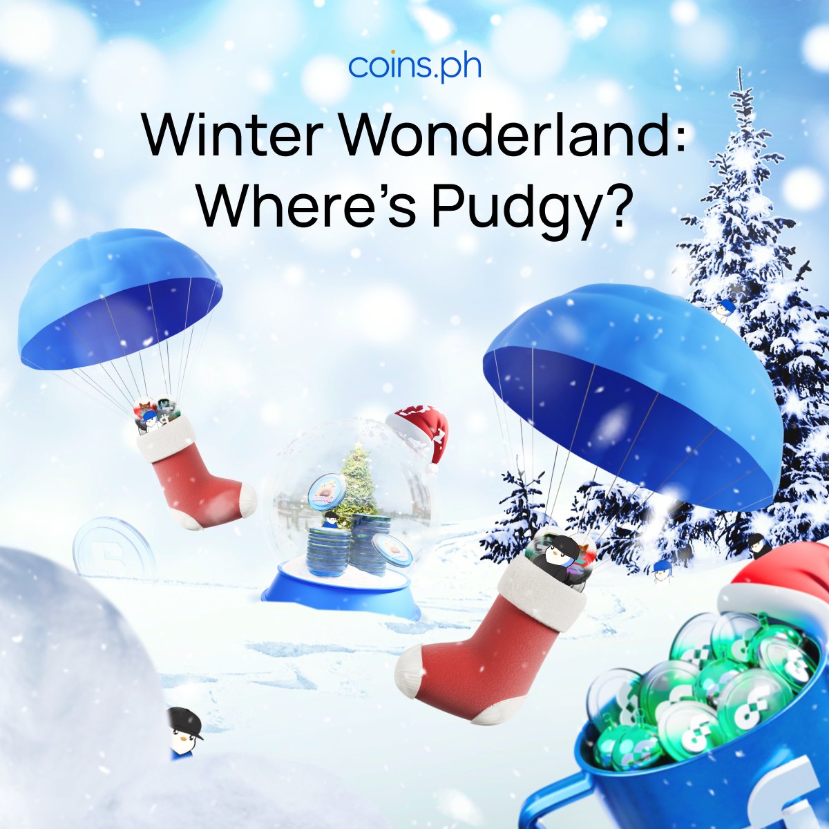 coinsph's tweet image. ❄️ Winter Wonderland: Where’s Pudgy? ❄️

Can you spot all the Pudgy Penguins in this photo? 👀

🏆 How to Join:
1️⃣ Count how many Pudgy Penguins are in the photo 🐧
2️⃣ Comment your answer 💬
3️⃣ Share this post and tag @Coinsph, @PudgyPenguins, @PudgyAsia and @PudgyPH with the…
