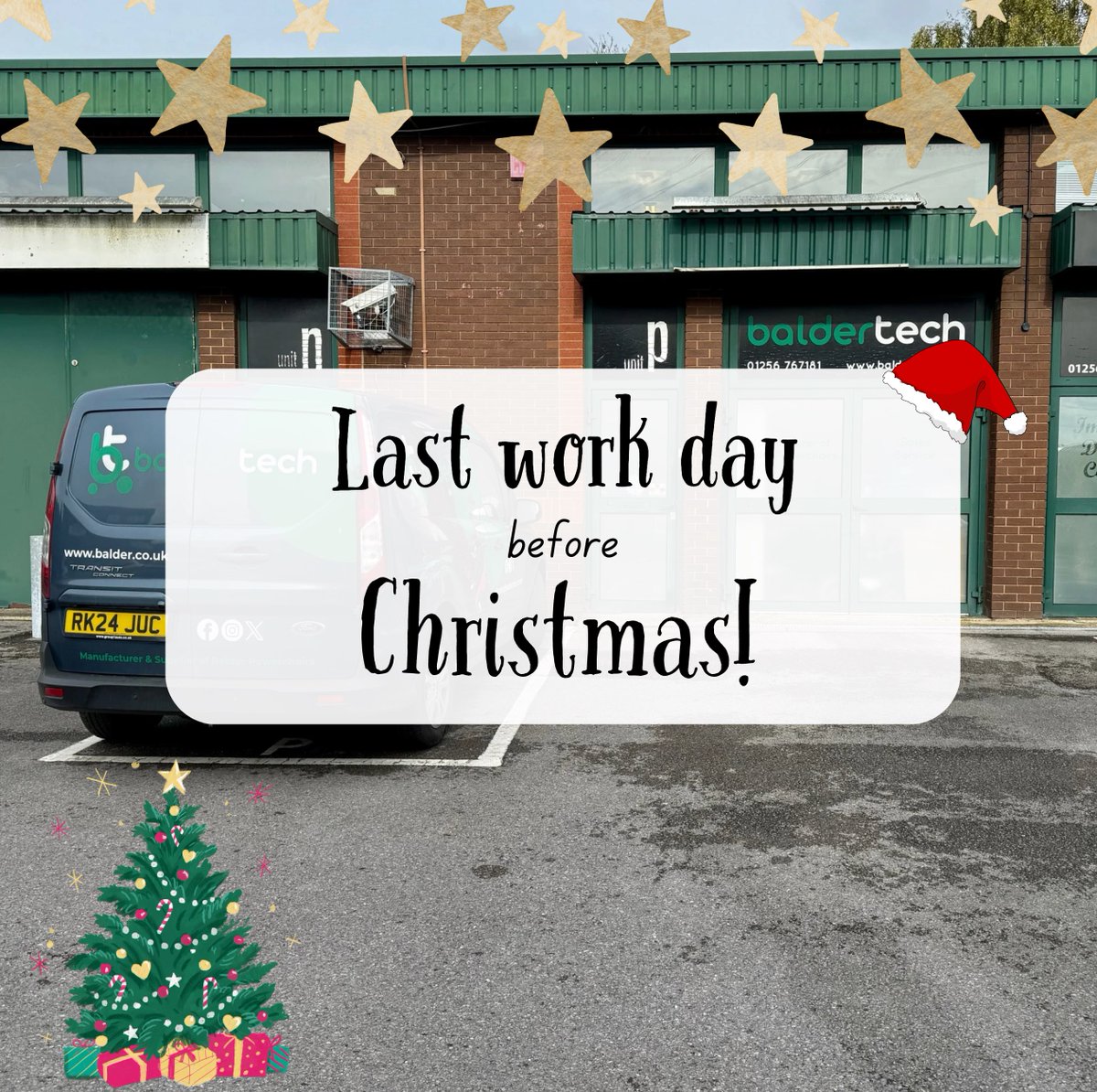 BaldertechUK's tweet photo. It's our LAST DAY at Baldertech before we jingle all the way into the Christmas break! ๐๐ Iโm hoping that Jason has brought in some mince pies for a surprise Christmas party later ๐ค๐.
#ChristmasVibes #Christmas #Baldertech https://t.co/Z05FAQVsiT