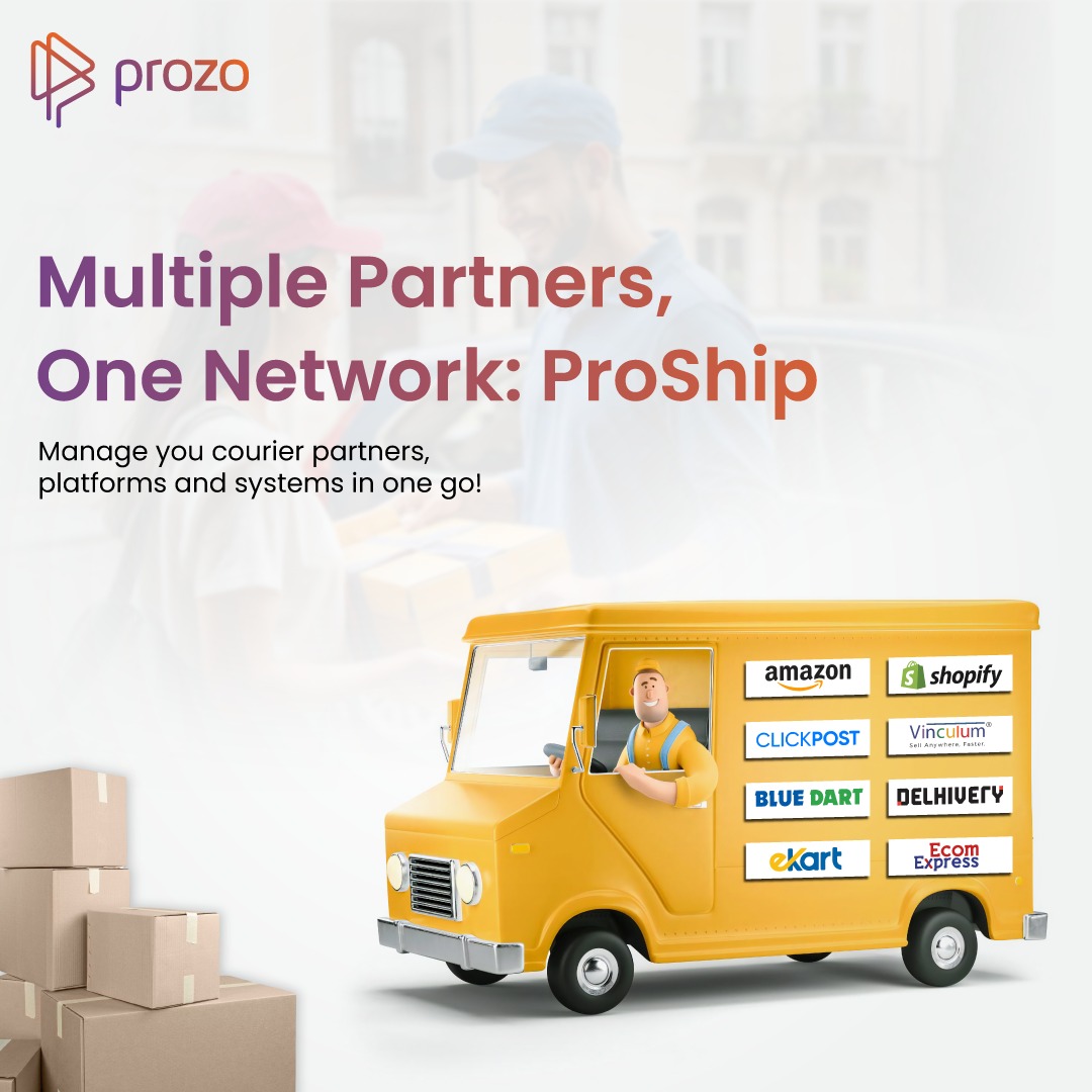 Prozodotcom's tweet photo. One platform, all partners—ProShip by Prozo! Manage couriers, platforms, and systems effortlessly. #ProShip #ShippingSimplified #LogisticsMadeEasy https://t.co/WHbAOsYD4P