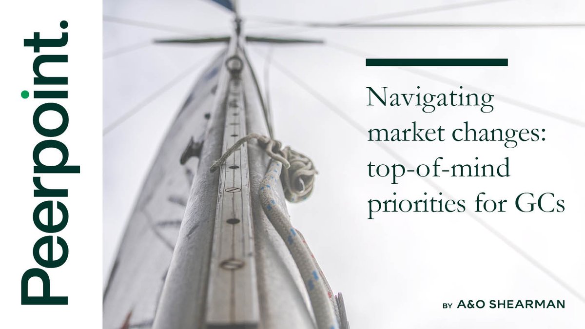 The role of in-house GCs &amp; CLOs are more pivotal than ever. In this article, some of our U.S. team explore market developments and their impact on U.S. legal departments and business teams. peerpoint.com/on-point/artic…