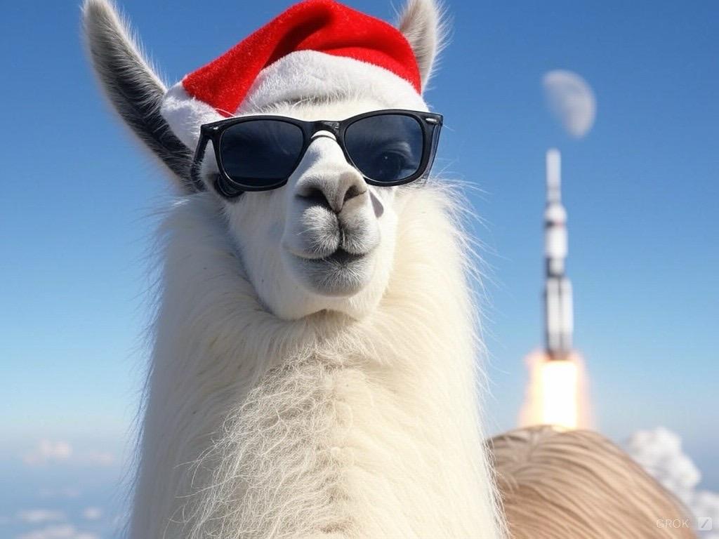 LaserLlamaZ's tweet photo. It’s Monday, but don’t worry—Christmas Eve is the light at the end of the tunnel. Or maybe that’s just my lasers. 🎄🦙✨Either way, let’s zap through the week and make Santa proud. 🎅⚡

 #LaserLlama #MondayBeams #CountdownToCookies #LaserLlama #MoonMission #BeamToTheMoon #LaserLlama #WeekendZaps #BeamToTheMoon #BeamBetter #LLAMAZToTheMoon #LaserLlama #LLAMAZToTheMoon #LLAMAZLaunch #BeamToTheMoon $BNB $DOGE $SHIB $PNUT $PEPE $BONK $BRETT $WIF $POPCAT $MAGA $HAWK $TURBO $LOFI $TRUST $HAPPY $UNI $MUMU $NEIRO $PEIPEI $meme #MemeFi #memecoin1000x $BTC $ETH $AVAX $INJ $KAS $BRETT $MAGA $UNI $DOGE $SHIB $TRUST $METIS $FTM $S $TRIAS $ASTRA $LUCKY $RENDER $ATH $AAVE #Memecoins #Memecoin #100xGems