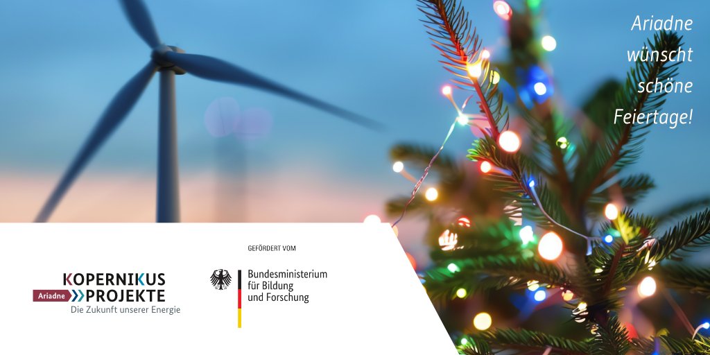 Kopernikus-Projekt Ariadne zur Energiewende (@ariadneprojekt) on Twitter photo Das <a href="/AriadneProjekt/">Kopernikus-Projekt Ariadne zur Energiewende</a> wünscht Fröhliche Weihnachten und ein besinnliches Fest! 🎄🎀🎁💫 Das <a href="/AriadneProjekt/">Kopernikus-Projekt Ariadne zur Energiewende</a> wünscht Fröhliche Weihnachten und ein besinnliches Fest! 🎄🎀🎁💫
