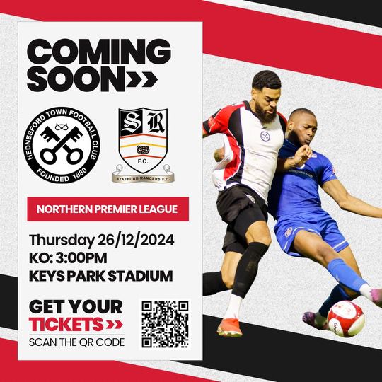 Hednesford_Town's tweet photo. A reminder that our upcoming Boxing Day clash with @SRFCofficial  is ALL TICKET and no cash or card transactions will be taken on the turnstiles on the day.

All match day tickets must be purchased via our Fanbase App / Weblink below ⬇️ 

These will be available up to Kick off on the day of the game. Tickets will be saved automatically to your phone or have a print at home option if required.

https://t.co/w72MmGY2IC