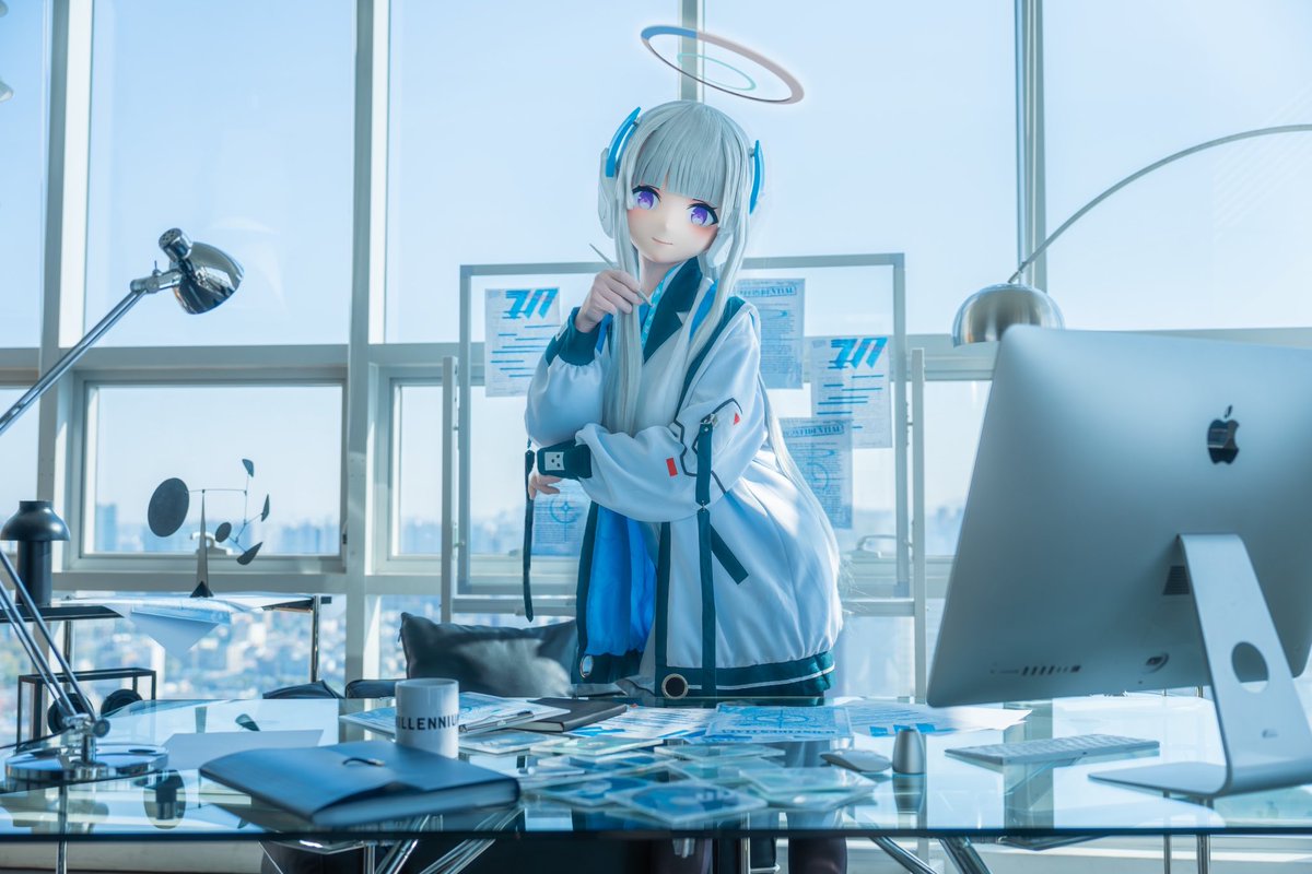 ⚠️ &lt;#cosplay / #コスプレ&gt;⚠️
 
【 Blue Archieve / Ushio Noa(生塩 ノア)】

「セミナーの書記、生塩ノアです。
よろしくお願いしますね、先生……様々な面で、はい。」

📸&amp;🎨: <a href="/Aegis_Snu/">Luna🐾</a> 
#ブルーアーカイブ #ブルアカ #BlueArchive
#ノア #노아 #Noa #生盐诺亚
#着ぐるみ #kigurumi