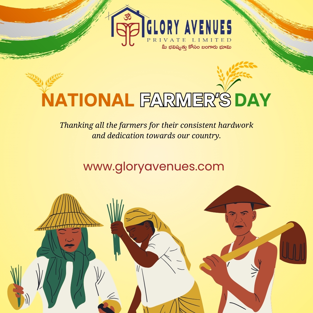 AvenuesGlory's tweet image. 🌾 Happy Farmers' Day! 🌾
Today, we celebrate the real heroes of our nation – our hardworking farmers! 
🌱 A big salute to every farmer out there! 🌱
Your perseverance inspires us all.
#FarmersDay #Gratitude #BackboneOfIndia #RespectFarmers