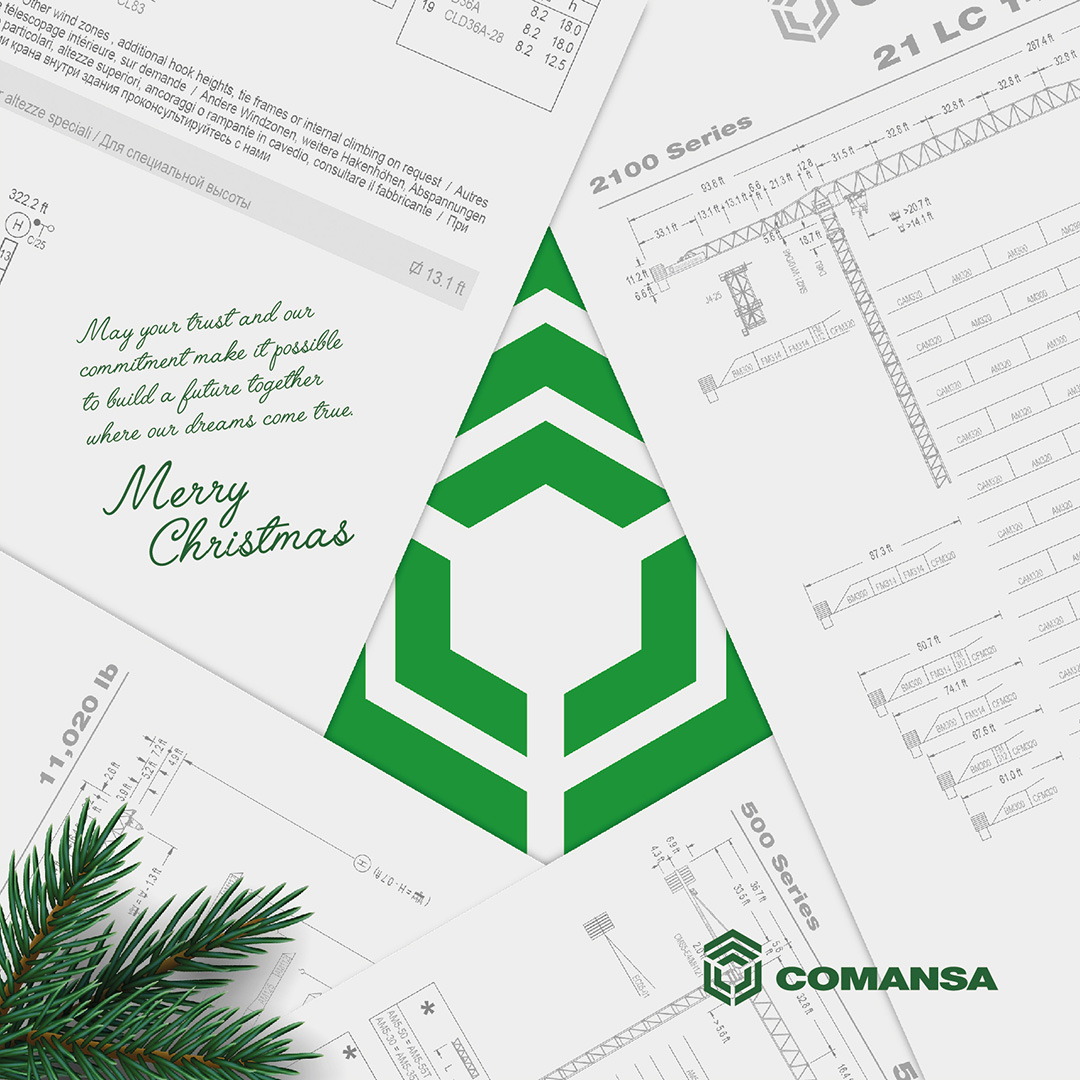 ComansaCranes's tweet photo. 🎄 The entire team at #Comansa wishes you a #MerryChristmas and a Happy New Year! 🎉
We say goodbye to a great year in which we met at important industry events and presented new products and services.
Thanks for all your support throughout the year. All the best for 2025! https://t.co/0eVDVICs60
