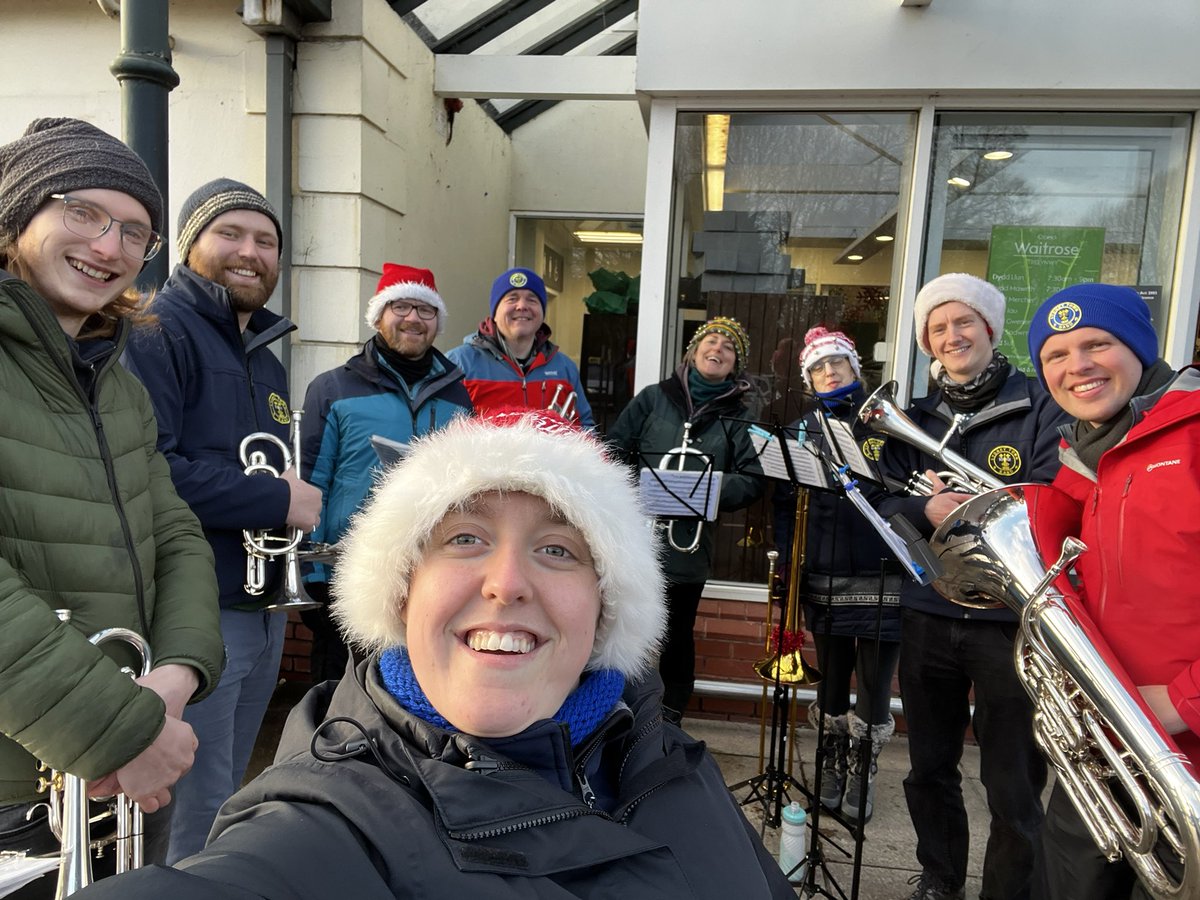 LydneyBand's tweet photo. What a weekend! Over the last three days we’ve had ensembles bringing festive cheer to punters in Shirenewton, as well shoppers at the Taurus Crafts Christmas Market and Monmouth Waitrose! Whilst Lydney Training Band also performed at the St Mary’s Church Christmas Concert!☃️🎄🎶 https://t.co/GHmxgSLfna