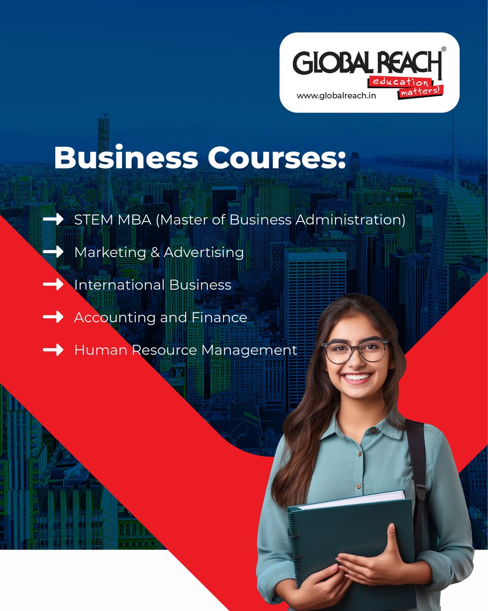 globalreachedu's tweet image. Study in the USA: Top Courses for a Bright Future!
🔹 Business: MBA, Finance, Marketing
🔹 STEM: Data Science, AI, Engineering
Unlock incredible career opportunities with these programs at top US universities!
#StudyInUSA #BusinessCourses #STEMPrograms #GlobalReach #studyabroad