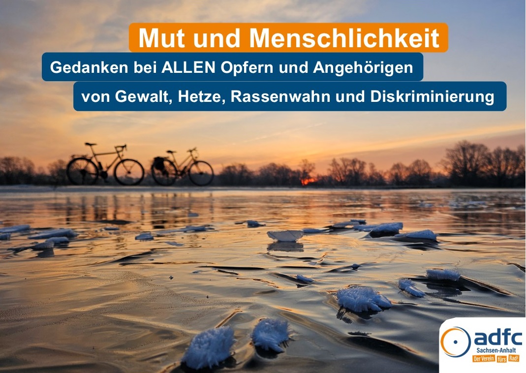 Wir sind in Gedanken bei den Opfern, Angehörigen und Helfenden von Magdeburg! 🕯️
Trauer und Besinnung statt politischer Parolen und Hetze! 🕯️🎄
Mut und Menschlichkeit für 2025! 🤞🫶