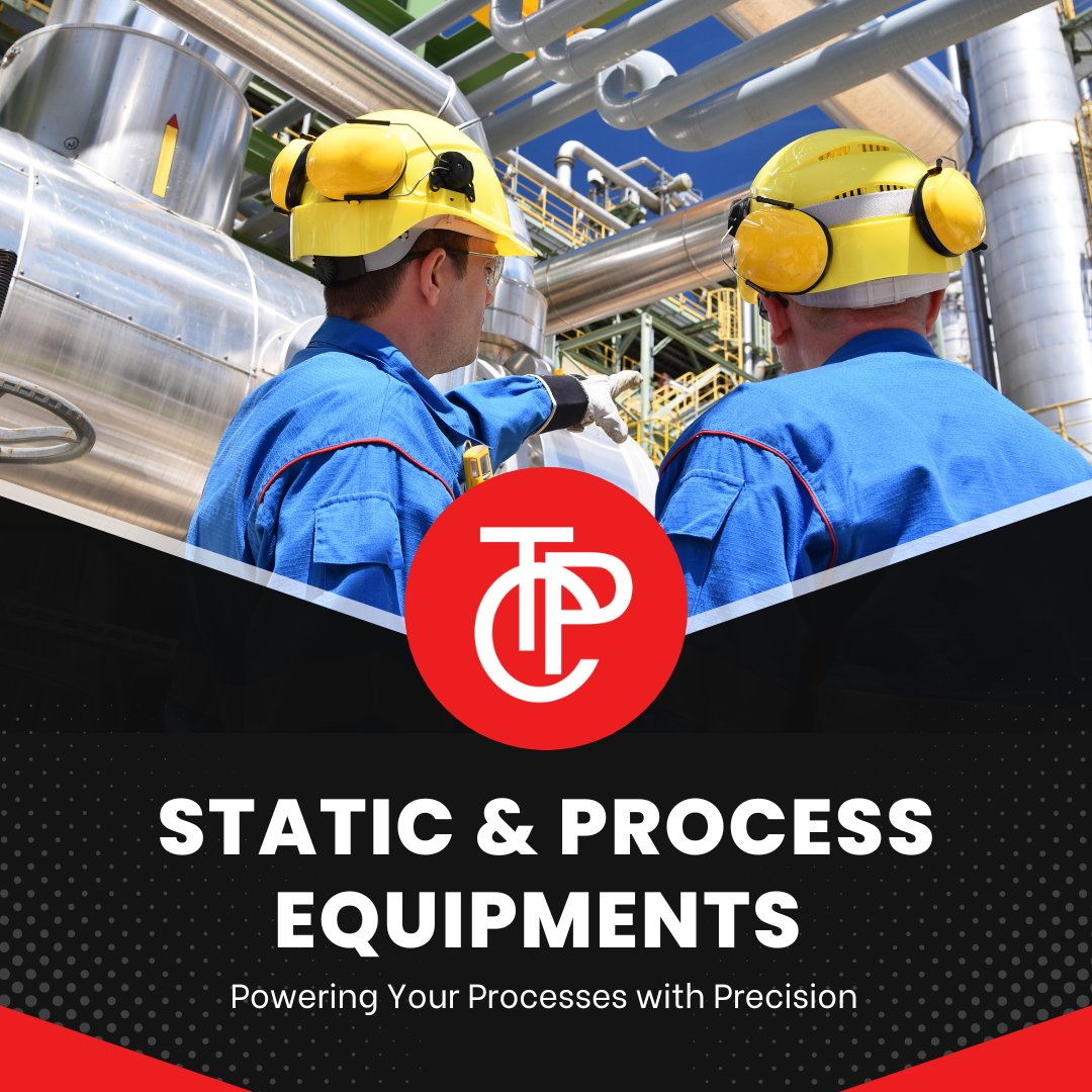 Technicalpartco's tweet photo. Empowering industries with robust Static &amp; Process Equipment solutions!
Partner with us for unparalleled quality and excellence in industrial solutions!
#TechnicalPartsCompany #StaticEquipment #ProcessEquipment https://t.co/pNCHReh1To