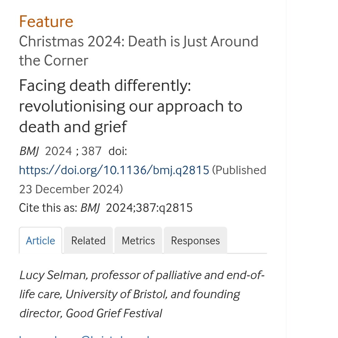 Now online, my piece for <a href="/bmj_latest/">The BMJ</a> Christmas edition:
bmj.com/content/387/bm… 

Free access for 50 people: bmj.com/cgi/content/fu…