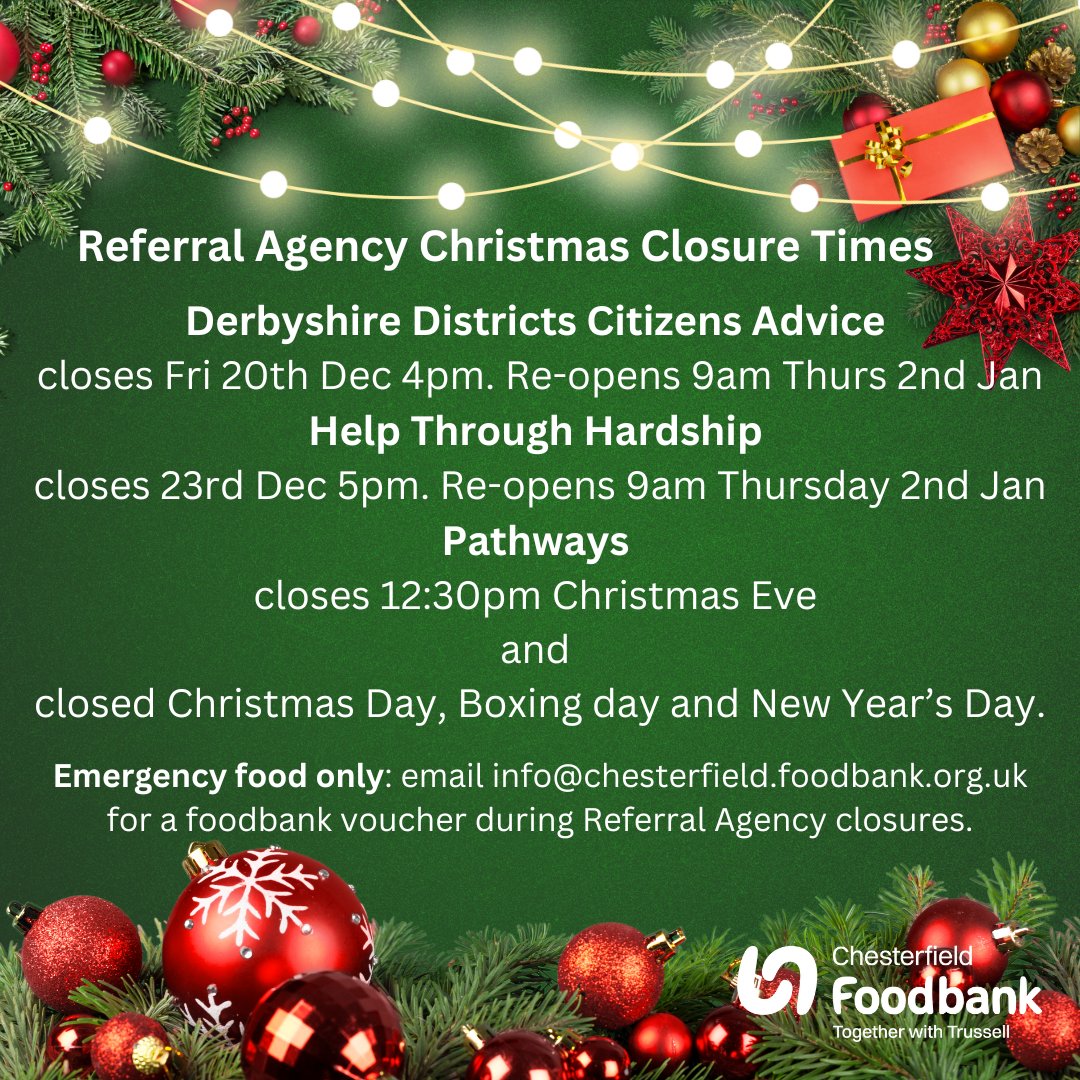 Chesterfield Foodbank UK (@cfoodbankuk) on Twitter photo 