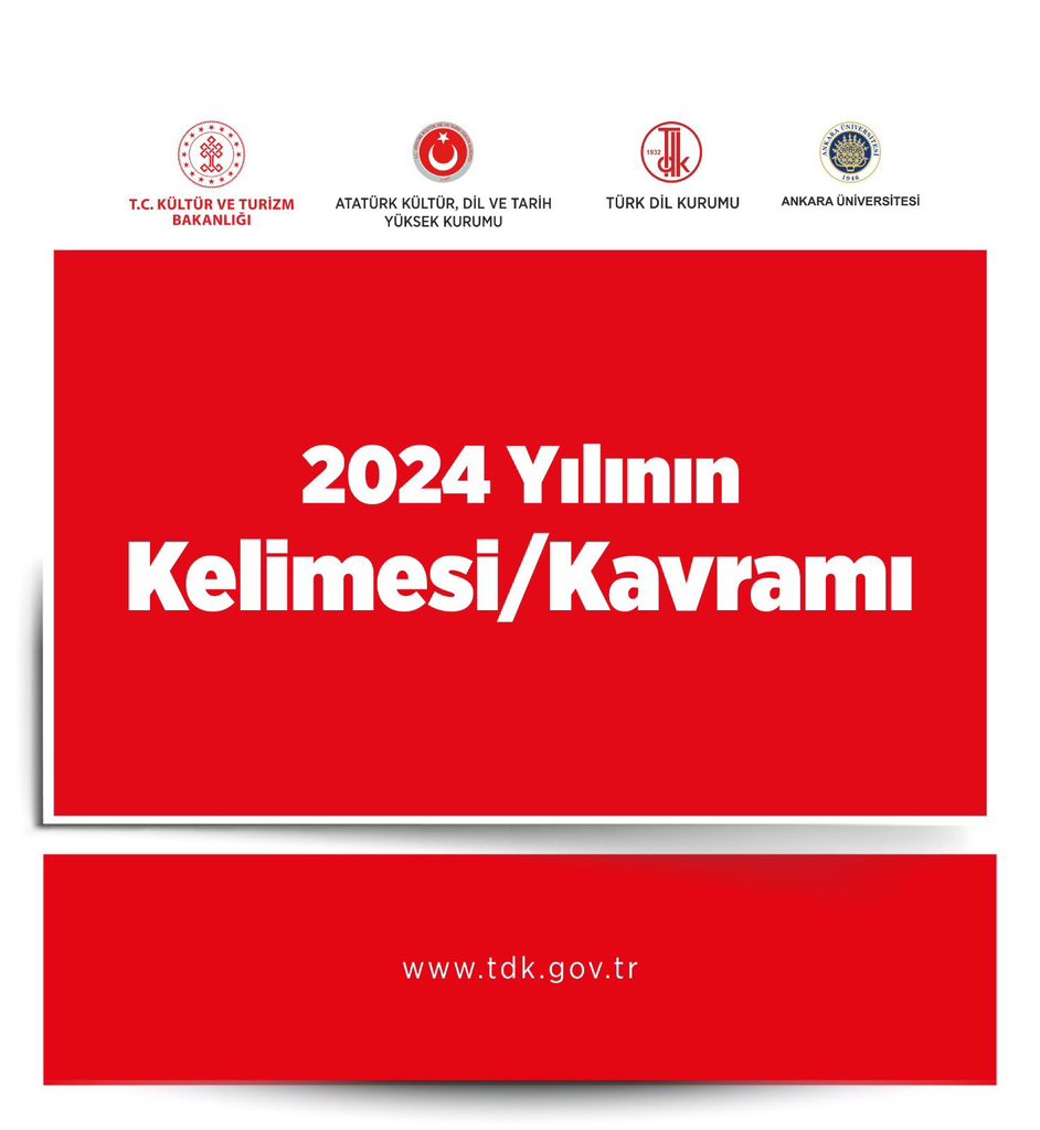 📢 Türk Dil Kurumu 2024 yılının kelimesini “kalabalık yalnızlık” olarak açıkladı.

🔗 tdk.gov.tr/icerik/basinda…

#yılınkelimesi
#kalabalıkyalnızlık 

<a href="/AnkaraUni/">Ankara Üniversitesi</a>