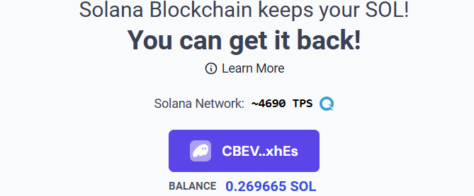 skyL2023's tweet photo. hi everyone！  https://t.co/TpevZlPMrJ
After mobile phone users click copy, open it in the wallet:👆This is a long-established rental recovery website! Trustworthy! #chapter2 #solana $sol 
🛜
In the past two days, everyone has been asking about chapter2 users receiving a lot of junk tokens! What should I do?
You can use this site to recycle your rent!
Each token is recycled more than 0.002sol!

Be careful when recycling and make sure you don’t need the token!
Once recycled! Unable to recover!
Once recycled! Unable to recover!
Once recycled! Unable to recover!
Before recycling your sol, I recommend transferring your normal tokens to a secure wallet so that the junk tokens can be fully recycled!

This is my account that can be recycled 0.269665 SOL 💎💎
Warning again!❌
Transfer your normal tokens and NFTs before recycling!✅✅✅