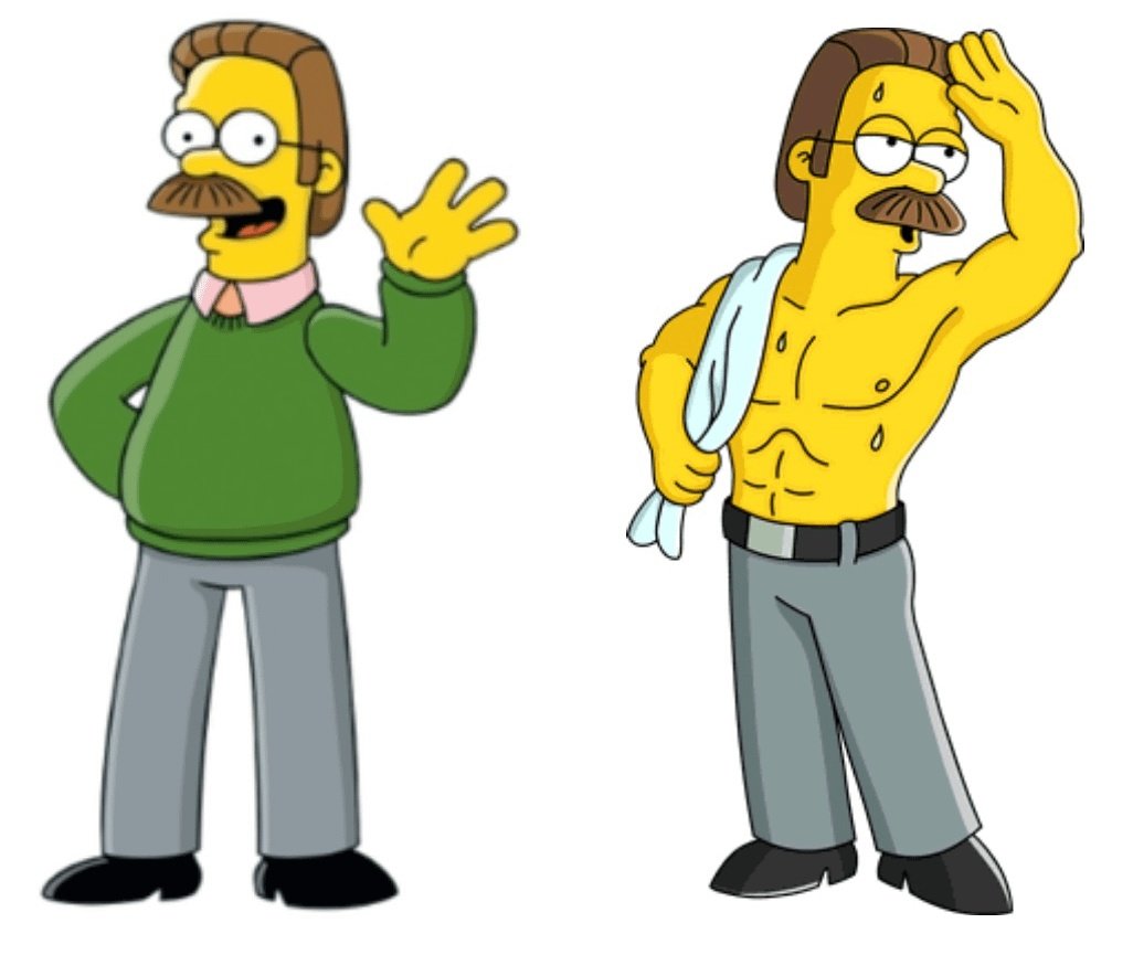 Grison de <a href="/LaRevuelta_TVE/">La Revuelta</a> es como Ned Flanders de los Simpsons!!! Maldito y sensual bigote!!