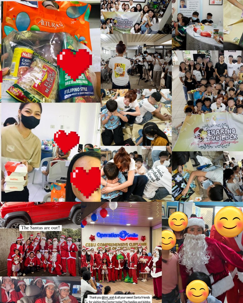 aiahquoh's tweet photo. The first thing BINI girls did sa start ng vacation time nila is to give back to others! wdym they are all individually in different communities and giving smiles to everyone this Christmas. 🥹🫶🏼 https://t.co/OytuC7ms55