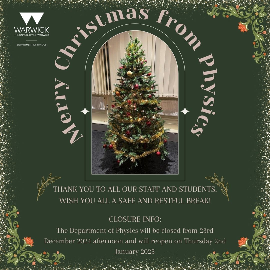 We want to thank our staff and students for everything they've contributed &amp; achieved this year. We wish everyone a safe &amp; restful break &amp; look forward to seeing everyone in 2025 🎄
If you're staying on campus, find out what support is available➡️tinyurl.com/6zp65je6